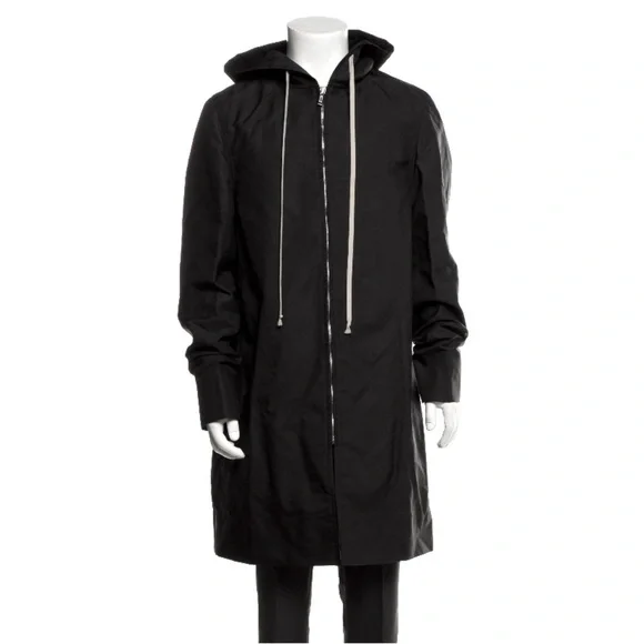 ジャケット・アウター Rick Owens 19F/W JUMBO PARKA BROTHER 50 Rick Owens Black Jumbo Brother Parka Rick Owens